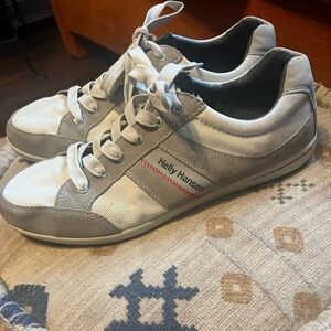 Helly Hansen Faerder Seilasen canvas and leather sneakers